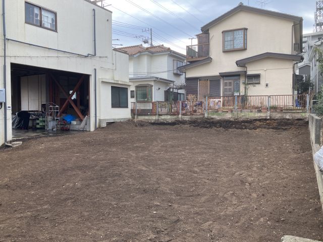 敷地内建築物解体工事(神奈川県相模原市中央区淵野辺本町)工事後の様子です。